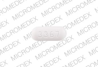 Pill WPI 3367 White Capsule/Oblong is Zolpidem Tartrate