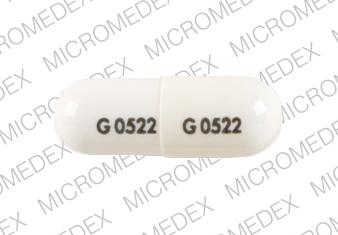 Fenofibrate (micronized) 134 mg G 0522 G 0522 Front