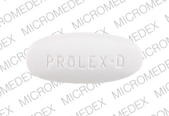 Pill PROLEX-D White Oval is Prolex-D