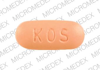 Niaspan 750 mg KOS 750 Back