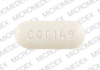 Pill cor 149 Yellow Capsule/Oblong is Potassium Citrate Extended-Release