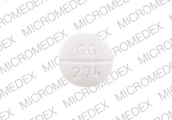 Pill GG 274 White Round is Isoxsuprine Hydrochloride