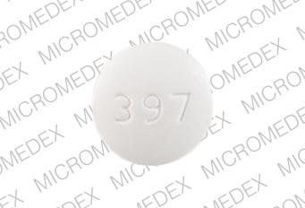 Pill 397 White Round is Metformin Hydrochloride