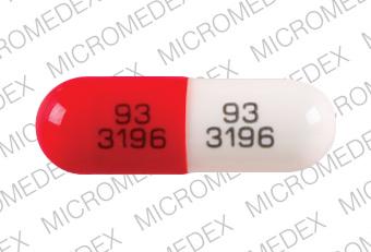 Cefadroxil monohydate 500 mg 93 3196 93 3196 Front