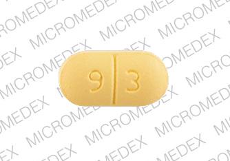Pill 9 3 5215 Yellow Capsule-shape is Hydrochlorothiazide and Moexipril Hydrochloride