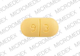 Pill 9 3 5215 Yellow Capsule/Oblong is Hydrochlorothiazide and Moexipril Hydrochloride