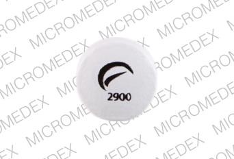 Pill Logo 2900 White Round is Glipizide extended release