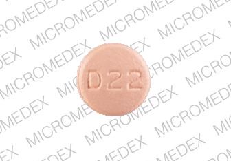 Doxycycline monohydrate 75 mg M D 22 Back