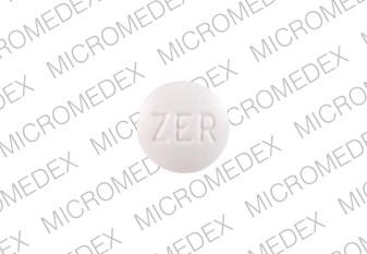 Pill ZER 4 White Round is Carbinoxamine Maleate
