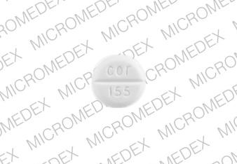 Pill cor 155 White Round is Glycopyrrolate