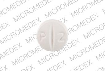 Pill P 2 G White Round is Paroxetine Hydrochloride