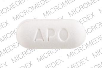 Metformin hydrochloride extended release 500 mg APO XR500 Front