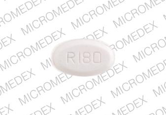 Tizanidine hydrochloride 4 mg R180 Front