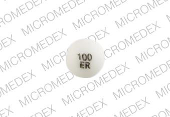Pill 100 ER White Round is Ultram ER