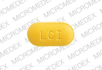 Pill LCI 1338 Yellow Capsule/Oblong is Doxycycline Monohydrate