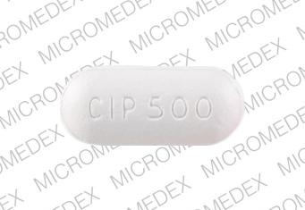 Ciprofloxacin hydrochloride 500 mg APO CIP 500 Back