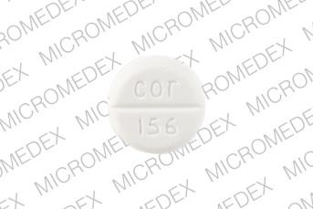 Pill cor 156 White Round is Glycopyrrolate