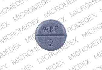 Pill 832 WRF 2 Purple Round is Jantoven