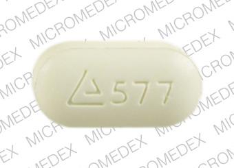 Metformin hydrochloride extended-release 750 mg Logo 577 750 Back