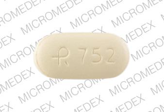 Glyburide and metformin hydrochloride 2.5 mg / 500 mg R 752 Front