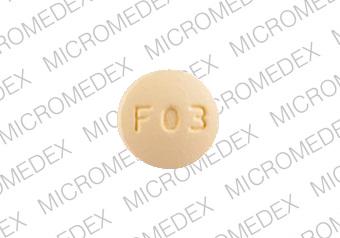 Quinapril hydrochloride 20 mg LU F03 Front