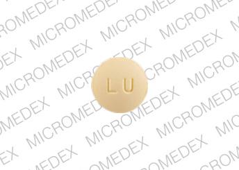 Quinapril hydrochloride 10 mg LU F02 Back