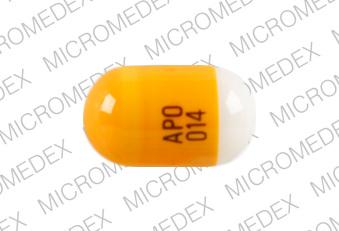 Dilt-XR diltiazem extended-release 120 mg APO 014 Front