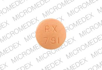 Simvastatin 20 mg RX 791 Front