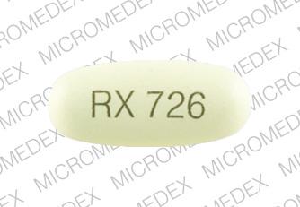 Pill RX 726 Yellow Oval is Clarithromycin