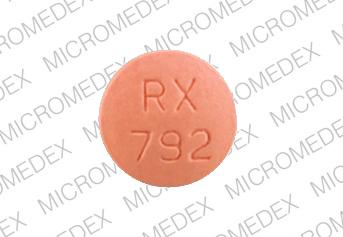 Simvastatin 40 mg RX 792 Front