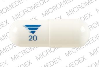 Pille Logo 20 er Zegerid 20 mg / 1100 mg