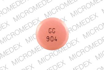 Diclofenac sodium extended-release 100 mg GG 904 Front