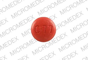 Amlodipine besylate and olmesartan medoxomil 10 mg / 40 mg C77 Front