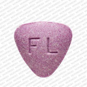 Pill FL 10 Purple Three-sided is Bystolic