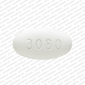 Pill G 3080 White Oval is Azithromycin Dihydrate