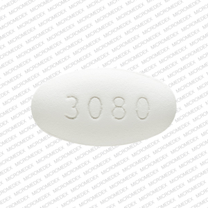 Azithromycin dihydrate 600 mg G 3080 Front