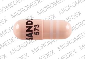 Amlodipine besylate and benazepril hydrochloride 5 mg / 20 mg S SANDOZ 573 Front