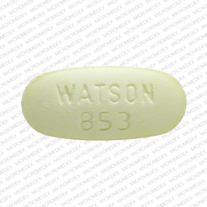 Acetaminophen and hydrocodone bitartrate 325 mg / 10 mg WATSON 853 Front
