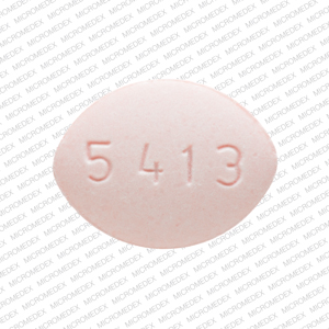 Pill Logo 200 5413 Pink Oval is Fluconazole