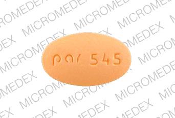 Pill par 545 Yellow Elliptical/Oval is Ranitidine Hydrochloride