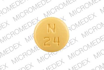 Nisoldipine extended release 40 mg M N 24 Back