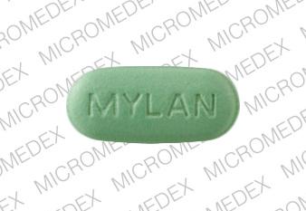 Hydrochlorothiazide and methyldopa 25 mg / 250 mg MYLAN 711 Front
