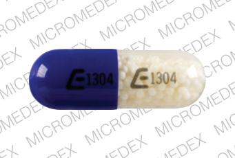 Pill E1304 E1304 Blue Capsule-shape is Chlorpheniramine and Pseudoephedrine