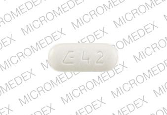 Fosinopril sodium 20 mg E 42 Front