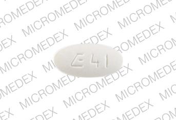 Fosinopril sodium 10 mg E 41 Front