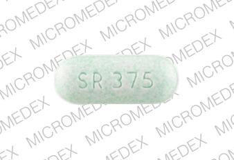 Pill SR375 Green Capsule/Oblong is HyoMax SR