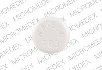 Diethylpropion hydrochloride 25 mg WATSON 783 Front