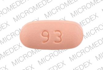 Glipizide and metformin hydrochloride 5 mg / 500 mg 93 7457 Front