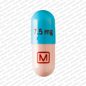 Temazepam 7.5 mg 7.5 mg 7.5 mg M FOR SLEEP Back