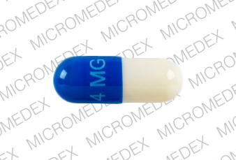 4 MG Pill (Blue & White/Capsule-shape) - Pill Identifier - Drugs.com